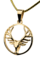 Zlatý přívěsek TETRAO jelen hlava