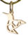 Zlatý prívesok TETRAO sluka