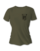 Tricou vânătoare de damă TETRAO cerb-lopătar mic - verde 