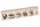 Dřevěné pravítko TETRAO - 15 cm