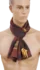 Šátek TETRAO vzorovaná - kaštanově hnědá
