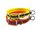 Zgardă reflectorizantă TETRAO Biothane portocaliu 40 cm - carabinier rotativ 