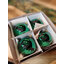 Globuri de Crăciun TETRAO verde lucios - animale 8 cm, 4 buc