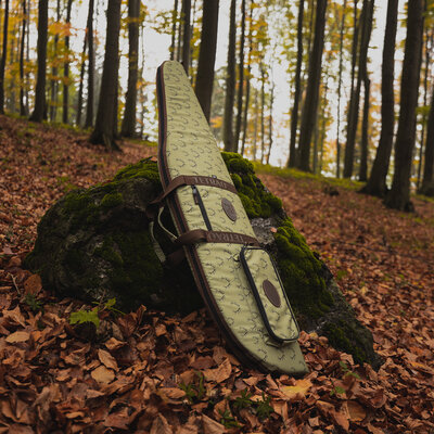 Puzdro na zbraň tetrao old england 128 cm - zelené s parohmi - puzdro_na_zbran_tetrao_old_england_128_cm_zelene_s_parohmi_2