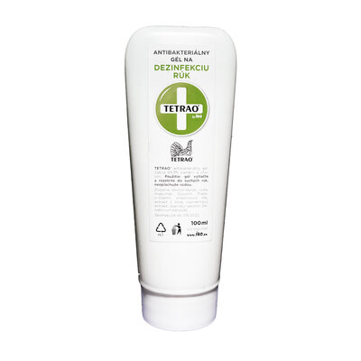 Tetrao antibakteriálny gél na dezinfekciu rúk - 100 ml - antibakterialny_gel_proti_covid_19_100ml