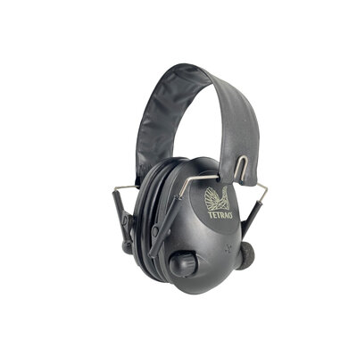 Aktívne elektronické strelecké slúchadlá tetrao - black edition - strelecke_sluchadla_tetrao_cierne
