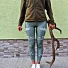 Dámske legíny lovecké orol šedý - IMG-20190619-WA0001
