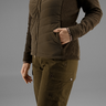 Dámska mikina härkila retrieve insulated dark warm olive - 150106078_d06