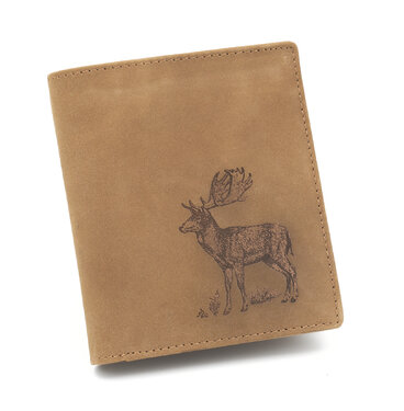 Bőr pénztárca TETRAO – dámszarvas 