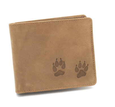 Bőr pénztérca TETRAO – Tappancs vízszintes