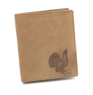 Bőr pénztárca TETRAO siketfajd magas