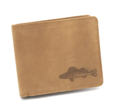 Bőr pénztárca TETRAO fogas