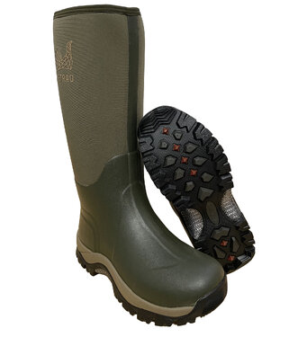Poľovnícke neoprénové gumáky s trakčnou podrážkou TETRAO Linx 6 mm