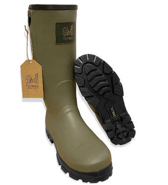 Poľovnícke neoprénové gumáky s YKK zipsom TETRAO Meles 5 mm