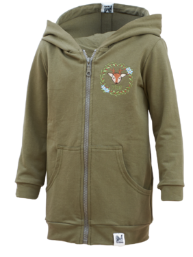 Hanorac de vânătoare pentru copii cu fermoar TETRAO - subțire