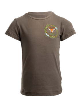 Detské vyšívané tričko TETRAO s krátkym rukávom 