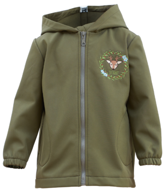 Geacă brodată softshell pentru copii TETRAO
