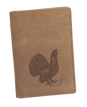 Bőr irattaró TETRAO siketfajd kicsi