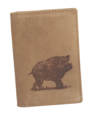 Bőr névjegykártyatartó TETRAO vaddisznó