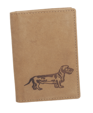 Bőr névjegykártyatartó TETRAO tacskó