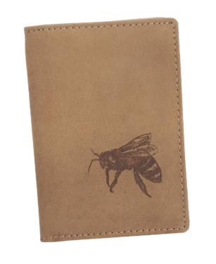 Bőr névjegykártyatartó TETRAO méh