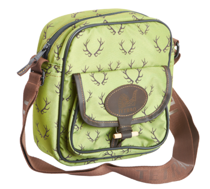 Poľovnícka kapsa TETRAO Old England A5 - zelená s parohmi