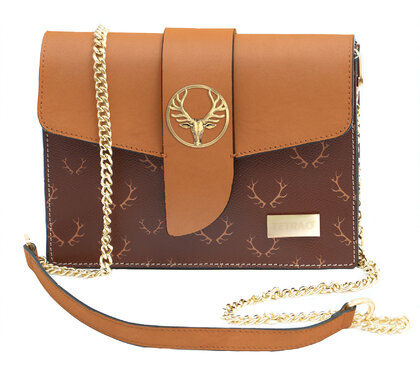 Női bőr alkalmi táska TETRAO iris