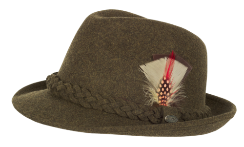 Pălărie tradițională TETRAO cu pană