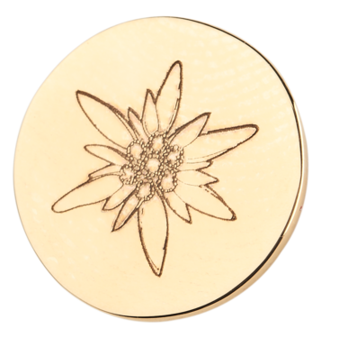  Arany fülbevaló medál TETRAO kökörcsin