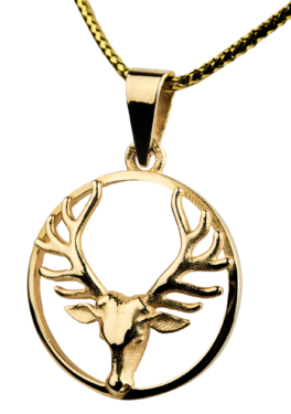 Arany medál TETRAO szarvasfej