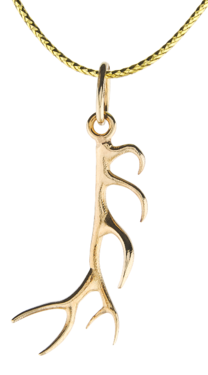 Arany medál TETRAO szarvas agancs