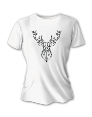 Tricou de vânătoare pentru dame TETRAO vânători pasionați - alb