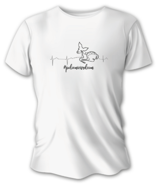  Női rövid ujjú póló TETRAO vadászatszívből - őz - fehér