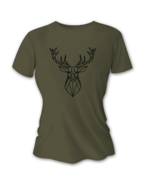  Tricou de vânătoare pentru dame TETRAO vânători pasionați - verde