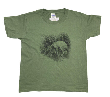 Tricou vânătoare pentru copii TETRAO căprior 