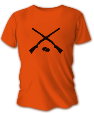 Tricou de vânătoare pentru bărbați TETRAO pușcă - portocaliu