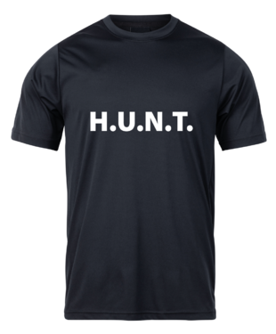 Tricou de vânătoare bărbați TETRAO H.U.N.T. - negru