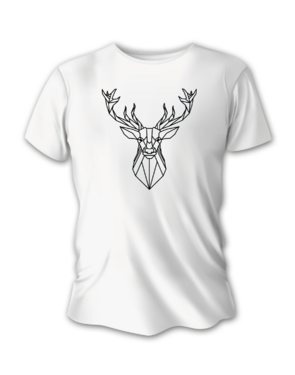 Tricou de vânătoare pentru bărbați TETRAO vânători pasionați - alb