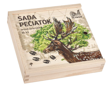 Razítka TETRAO lesní zvířátka 16ks