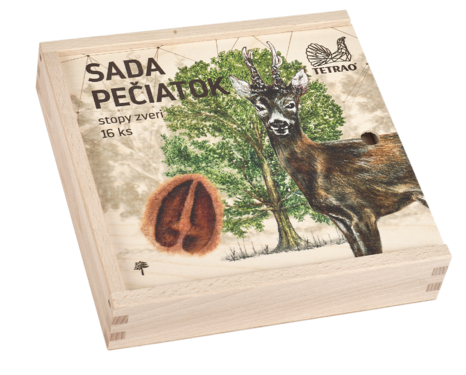 Razítka TETRAO stopy zvěře 16ks
