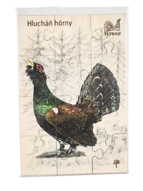 Puzzle do kapsy TETRAO - tetřev