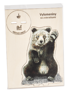Vylomeniny se zvířátky TETRAO - medvěd