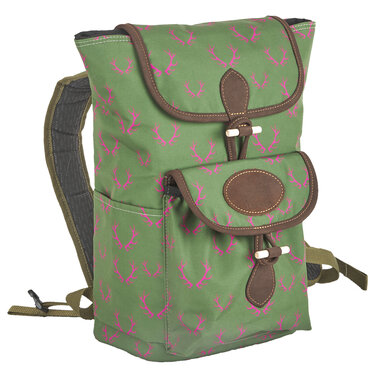 Vadászhátizsák TETRAO LADY 18 literes rózsaszín agancs motívummal