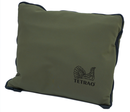Rozložiteľný vankúš s dekou TETRAO s úpravou odolnou voči vlhkosti