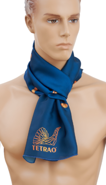 Eșarfă TETRAO porumbei - albastru închis