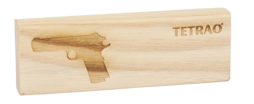 Autóilatosító TETRAO WILD BLUEBELL, világos fa - fegyver motívum