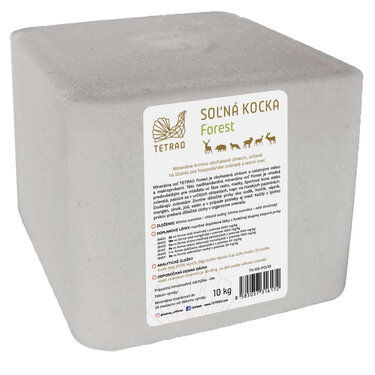 Minerální solná kostka TETRAO 10 kg Forest