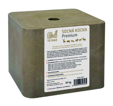 Bloc de sare minerală TETRAO 10 kg Premium