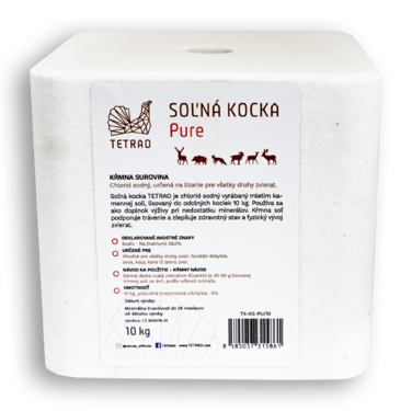 Bloc de sare TETRAO Pure 10 kg