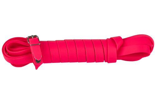 Lesă de teren TETRAO Biothane – roz plată 10 m